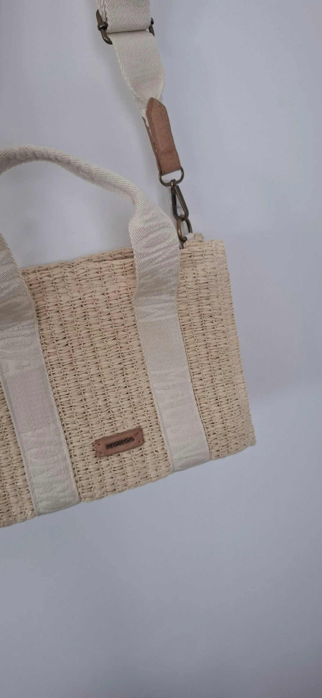 🤎 Sac à main bandoulière effet paille / jute – bohème chic – neuf – photo 13
